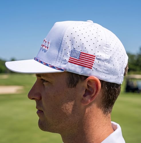 Image of Funny Golf Hat Gifts for Men, USA Funny Golf Cap with USA Flag, Gift Party, Birthdays, Wedding Gifts One-Size Fits All