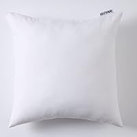 Vista 7 de Guvar Juego de 2 rellenos de almohada suaves de 18 x 18 pulgadas, alternativa a relleno de almohada, almohadas decorativas para sofá, almohadas