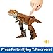 Mattel Jurassic World Fierce Changers 2-in-1 Dinosaur Figure, Chase 'n Roar Toy Transforms from T Rex Dinosaur to Truck in 28 Steps