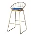 Tabouret De Bar Petit Déjeuner Simplicité moderne Tabourets de bar Coussin éponge dodu Chaises de comptoir de cuisine de petit déjeuner, tabourets hauts avec repose-pieds pour îlot de cuisine