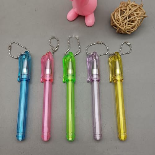 Mini porte-clés stylo à bille de poche pour bloc-notes 25 pcs