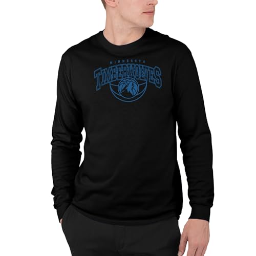 Junk Food NBA - Minnesota Timberwolves Monochromatic Arch Adult LS T-Shirt