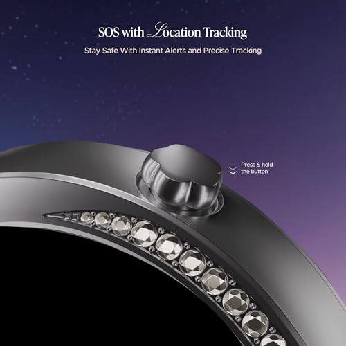 Image of Boat Enigma Gem Women's Luxury Smart Watch w / 1.19 inch (3.02cm) AMOLED Display, Emergency SOS Live Location Sharing, Female Wellness, Watch Face Studio, BT Calling, Watch for Woman (Metallic Silver)