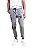 NBA Los Angeles Lakers Men's Jogger Pants Varsity Stripe Marl Fleece Sweatpants, X-Large, Black Marl