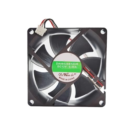 Ventilateur de serveur 12V 80mm DA08025B12UR 3 fils DC 0.5A refroidisseur