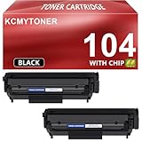 KCMYTONER 104 FX9 FX10 Compatible Toner Cartridge Replacement for Canon 104 Black Toner Cartridge Use for ImageClass D420 MF4150 MF4350d FAXPHONE L90 L120 Laser MN1319f 1012 1020 1022 3050 (2PACK)