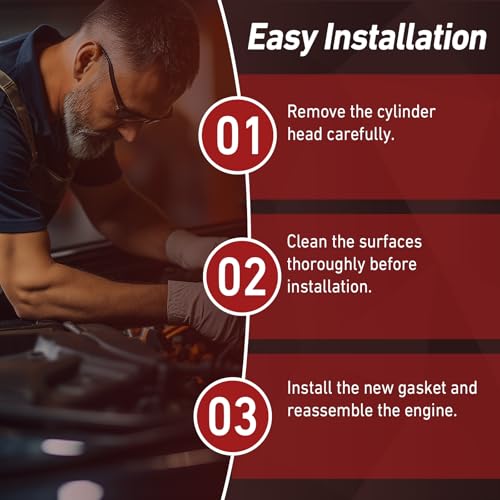 Image of Cylinder Head Gasket Set Compatible with Kia Optima and Sorento 2016 2017 2018 2019 2020-2.4L Gas Engine Replaces 22311-2GGB0