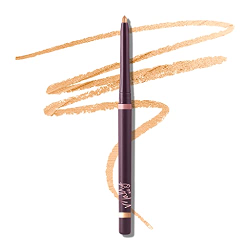 Mally Beauty Evercolor Gel Waterproof Eyeliner - Gold Glimmer - Creamy Long-Lasting Smudge-Proof Gel Formula - Retractable Eye Liner #TOP7