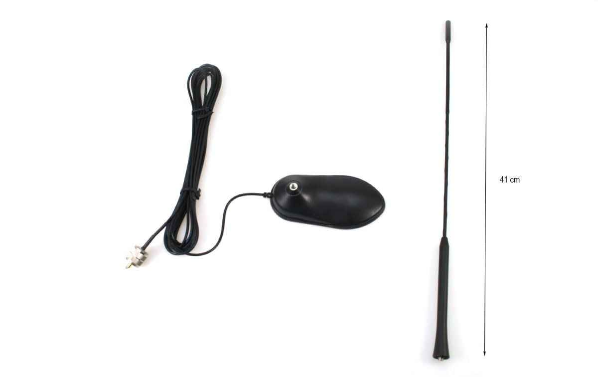 Quebec-MAGV/U D Antenna magnetica Bibanda Doppia Banda VHF-UHF