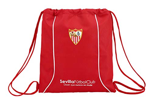 F.C  sevilla 611856196 2018 Bolsa de Cuerdas para el Gimnasio 40 cm  Rojo