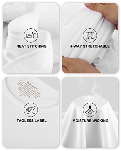 Weerti Thermal Underwear For Men Long Johns With Fleece Lined Base Layer Men Cold Weather Winter Top Bottom (White 4Xl) #TOP3