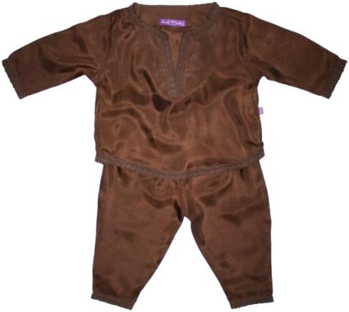 Boys' Indian Infant Outfit - 100% Silk - 0-12 Months