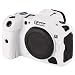 Produktbild Silikon-Schutzhülle Kameratasche Rutschfestes Textur-Design Rubber Case Schutzhülle Kompatibel mit Canon EOS R5 (Weiß)