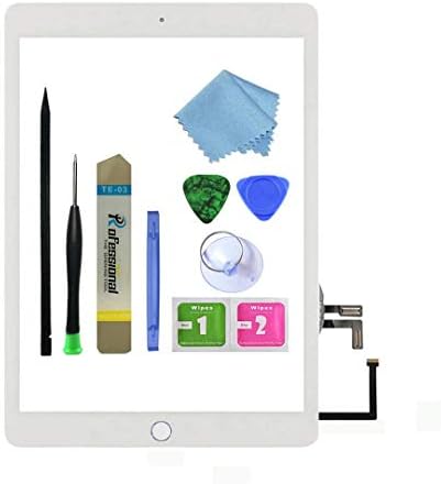Zentop White iPad Mini 3 A1599 A1600 Touch Screen Digitizer Replacement 7.9 Inch Glass Panel with IC Chip,Home Button and Repair Tool Kit