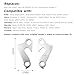 Derailleur Hanger 54 – Compatible with KHS Part 160, HARO RP-RD007 (LG G), Novara Hanger A – Fits KHS, HARO, Merida, Novara, Voodoo Frames – Silver Aluminum Alloy – with Screws