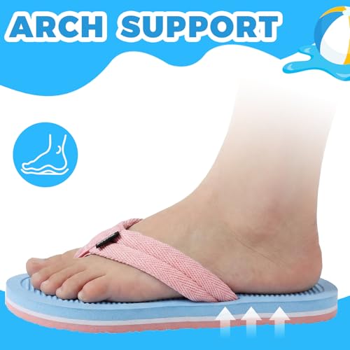 Image of WateLves Girls Flip Flops Toddler Boys Girls Non-Slip Sport Sandals for Beach Swim Pool(Little Kid /Big Kid)