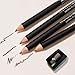 Wunderbrow Micro-Classic Brow Pencil, 2.5mm tip for precision filling, Sharpener Included, Vegan and Cruelty Free (Brunette)
