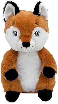 Anico Eco-Friendly 10.5" Fox Sustainable Plush Toy Made from Recycled Fibers! Soft, Eco-Friendly Stuffed Animal for Kids & Nature Lovers