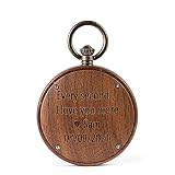 ★ Reloj de bolsillo con grabado personalizado: este reloj de bolsillo personalizado está hecho a medida para ti. Puedes añadir nombres o texto. Este reloj de bolsillo significa tu amor especial por las personas importantes.