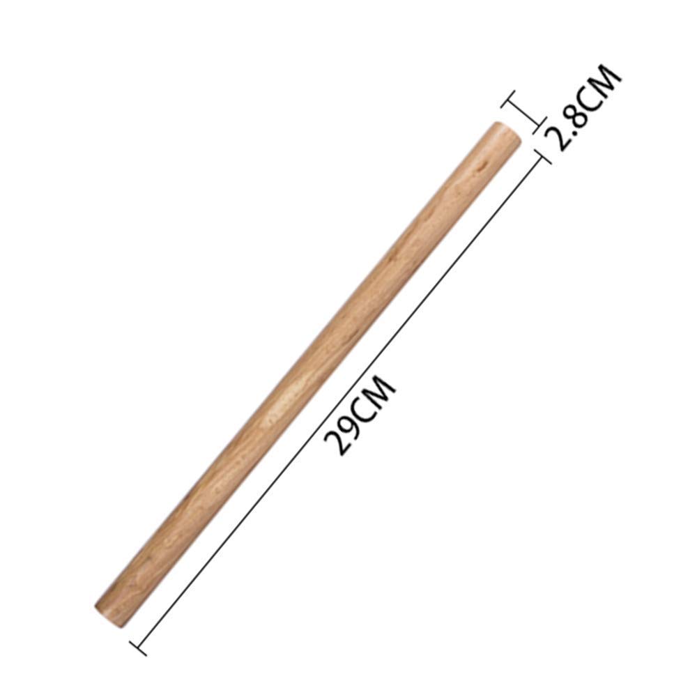Mattarello in legno di faggio, rastremato, versatile, con superficie antiaderente, per gommose, biscotti e tagliatelle, ideale per la cucina domestica, dimensioni: 59 x 3,5 cm