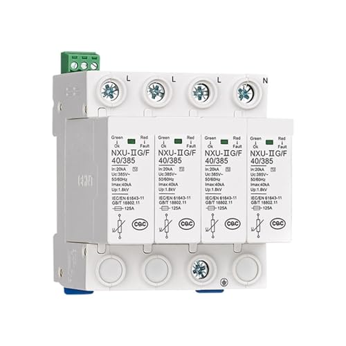 Protecteur de surtension NXU NXU-ⅡG 65kA 275V 3P+N pour tableau électrique triphasé