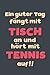 Produktbild Ein guter Tag fängt mit Tischtennis an: Notizbuch - tolles Geschenk für Notizen, Scribbeln und Erinnerungen aufbewahren | liniert mit 100 Seiten