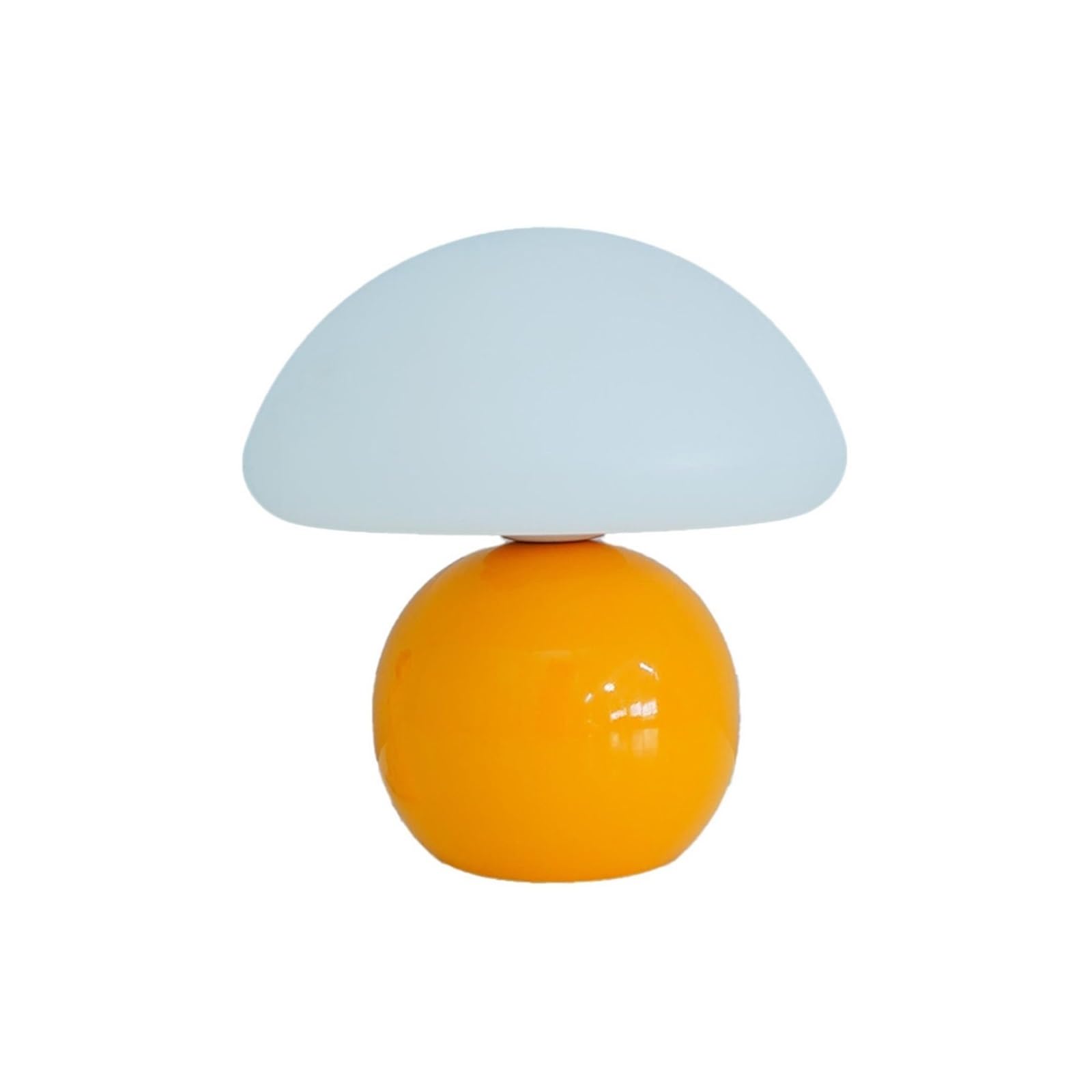 T2H9B5V4G8 Desk Lamp Bedroom Bedside Cute Table Lamp Decoration Atmosphere Study(Orange)