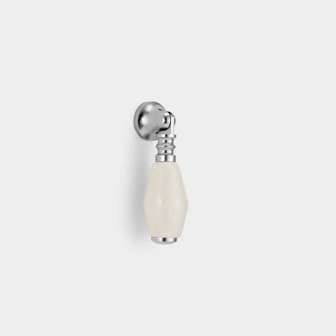 Pushka Home Ltd Cream, Silver Pushka Home Cream Cabinet Drop Pull For Cupboard Doors.