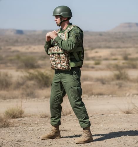 Image of Azad tactical vest for ary with stuff oragnizer and poches