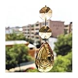 È perfetto per decorare luoghi di festa, giardini e finestre, come ciondolo per lampadari, decorazione per matrimoni, decorazioni per l'albero di Natale e cristallo Feng Shui per casa e ufficio. Puoi appenderli a lampadari, tende, finestre, pareti e così via, creando un'atmosfera romantica.