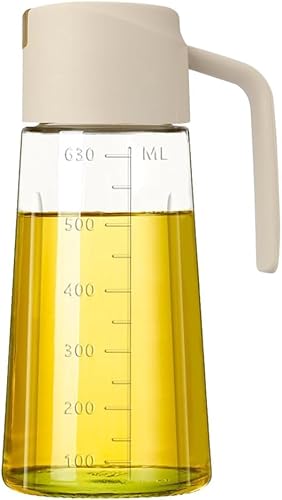 Oil Bottle – 630 ml Olive Oil Dispenser with Flip-Top Lid, a leak-proof cooking oil dispenser that's easy to refill and clean. Ideal as an oil dispenser and olive oil dispenser bottle