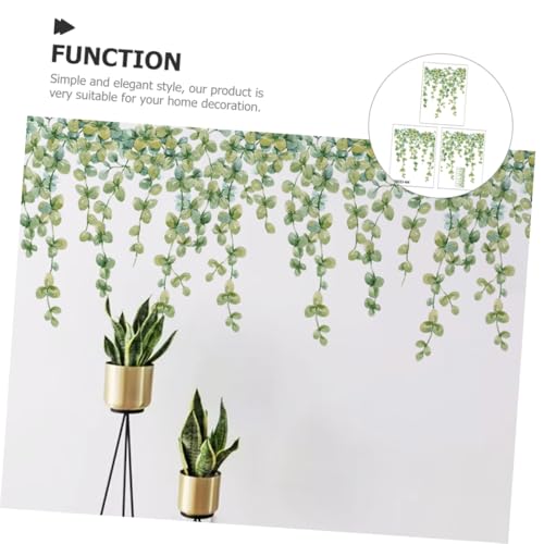 KICHOUSE Vinilo Decorativo de Hoja Autoadhesivo Verde 30x40cm miniatura 3