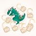 Whitluck's Baby Closet Dividers - 8-Pack Double-Sided Wooden Hangers for Organizing Baby Clothes from Newborn to 24 Months (Infant to Toddler) - Cute and Functional Nursery Decor for Boys and Girls