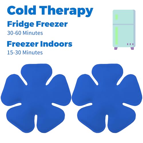 Image of Head Ice Pack for Catcher Helmets, Riding Helmets, Gel Cooling Pack for Heat Relief, Sports Headwear Comfort (2 Pack (Blue))