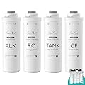 One Set of Filters for T2-600A Reverse Osmosis System Replacement Cartridges