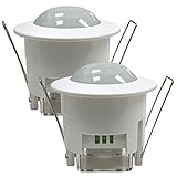 sensor de movimiento techo Detector de Movimiento Techo Empotrable 360º.