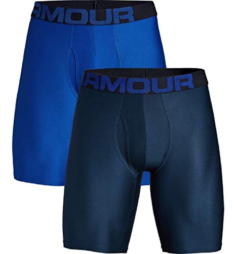 Under Armour Tech 9in 2 Pack Ropa Interior, Hombre, (Royal/Academy (400), L