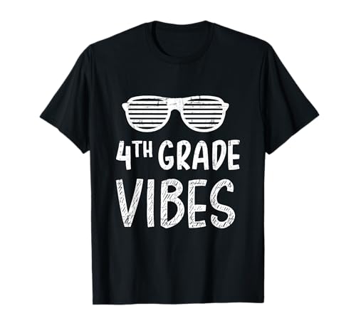 4th Grade Vibes Fourth Back to School for Teacher Students T-Shirt