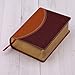 NIV Study Bible, Compact, Imitation Leather, Tan/Burgundy, Red Letter Edition (Small Print)
