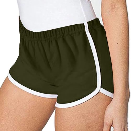 HGps8w 3 Pack Womens Yoga Shorts Gym Sport Athletic Workout Comfy Booty Dolphin Shorts Cycling Hiking Running Activewear - Thumbnail 2