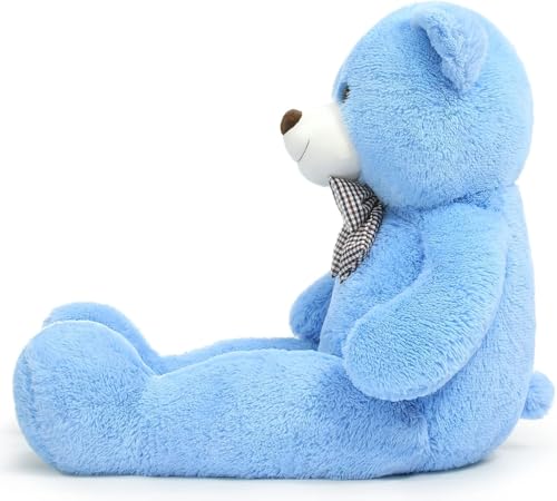 Image of 4 Feet SkyBlue Teddy Bear - Ultra-Soft Fluffy Stuffed Toy 48 Inches (4 Feet, SkyBlue)