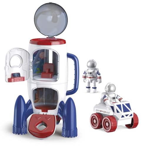 Tachan ! Toys OUVRE LA Magie Fusée Spatiale pour Enfants avec lumières et Sons (CPA Toy Group 746T00938)