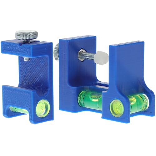 iplusmile Strumento di Livellamento Professionale per Archi Posizionatore Portatile Bolla di Livello di Prua Materiale PE Durevole Controllo Verticale e Orizzontale Slot per Schede Sicuro