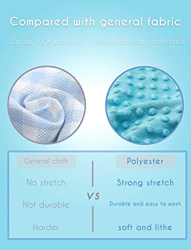 Baby Changing Pad Cover, Super Soft Minky Dot Diaper Changing Table Covers For Baby Girls And Boys, Ultra Comfortable, Safe For Babies, Fit 32"/34'' X 16" Pad (Skyblue) #TOP7