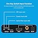 HDMI ARC Adapter 192KHz DAC Converter, Alanph ARC Audio Extractor Support Digital HDMI to Analog Stereo Audio RCA L/R Coaxial SPDIF & 3.5mm Jack Adapter for TV