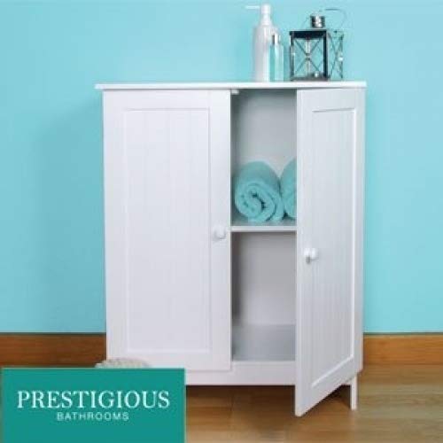 OnlineDiscountStore - Armario para baño (puerta doble)