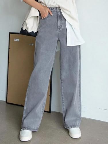 Image of KOTTY Women's Relaxed Fit Solid Stretchable Jeans
