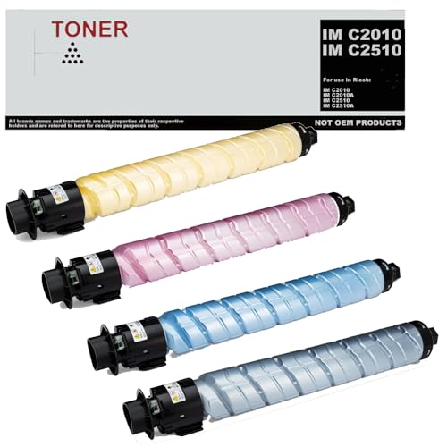 Genérico IMC2010 / IMC2510 Pack 4 Toner Compatible con Ricoh 842561/842565, 842564/842568, 842563/842567, 842562/842566