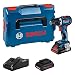 Produktbild Bosch Professional 18V System Akku-Bohrschrauber GSR 18V-90 C (inkl. 2 x ProCORE-Akkus 4,0 Ah, Bluetooth Low Energy Modul GCY 4, Ladegerät GAL 18V-40, in L-BOXX), Blue, 06019K6005
