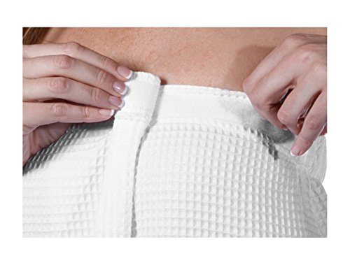 Image of BY LORA Womens Lightweight Waffle Spa Wrap Towel, Quick-Dry Body, Multi Colors
